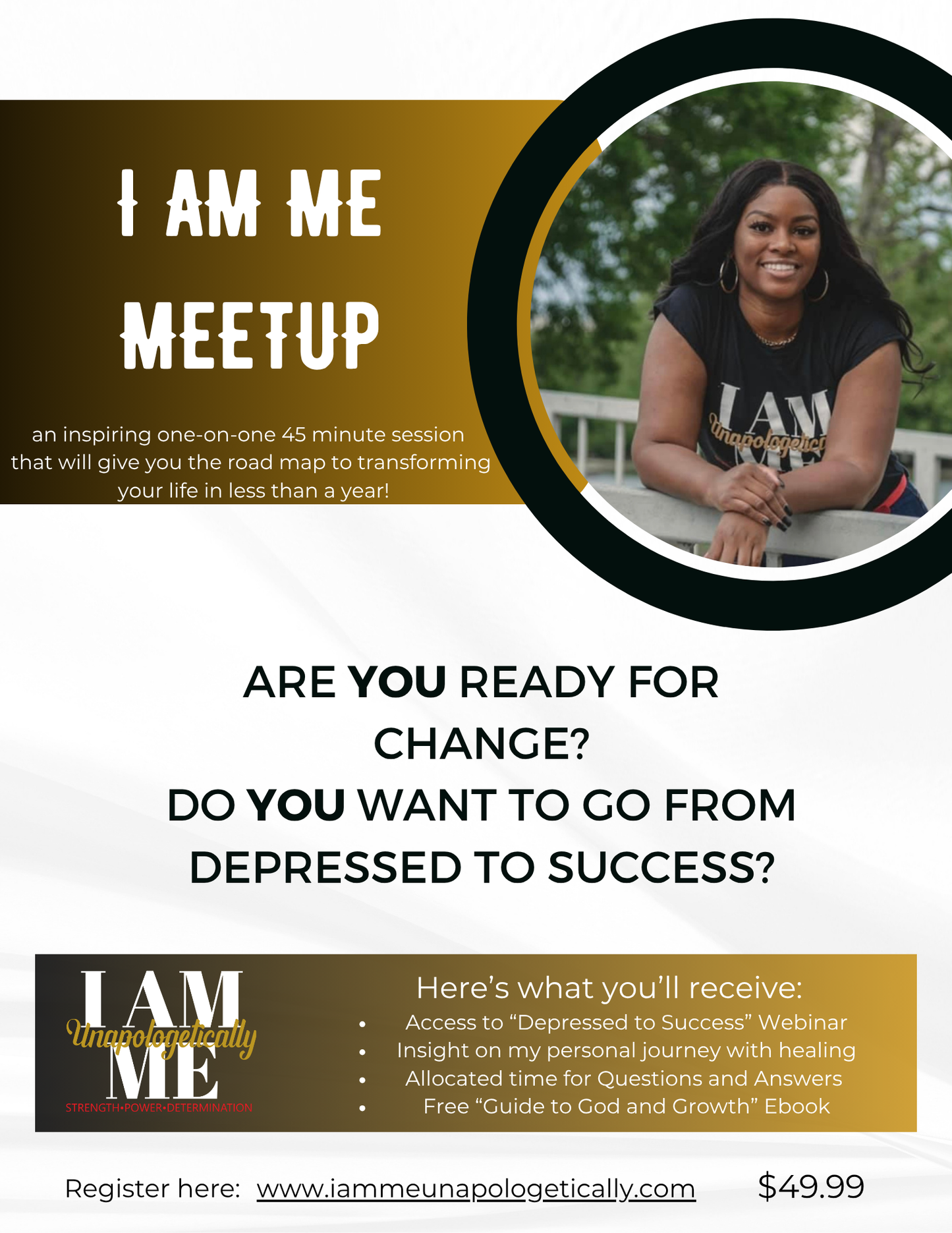 Mental health mentorship, mental wellness webinar. I Am Me Unapologetically, Kasia Harry, transformation roadmap